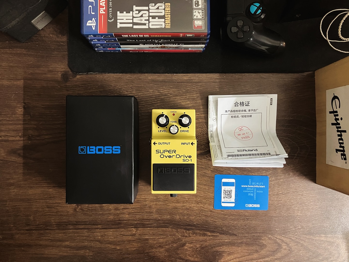 1981 Boss SD-1 with NEC4558 chip