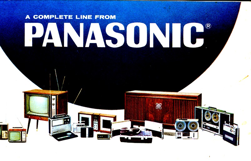 A catalog from the 1960s-1980s on the Panasonics complete line of