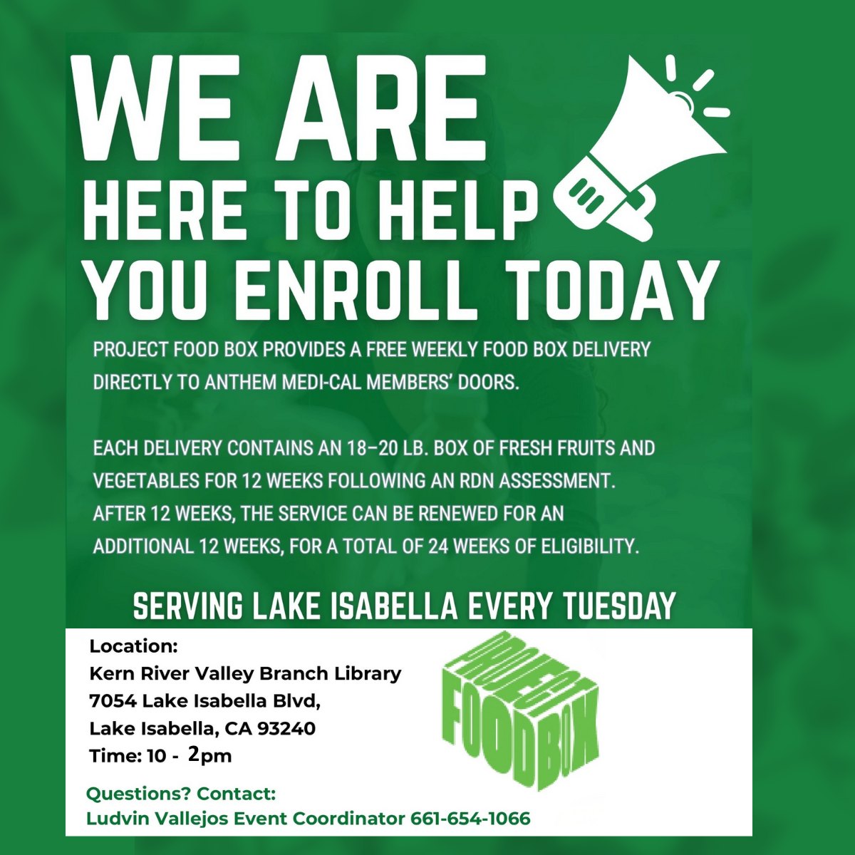 KCL - We’re excited to announce that Project Food Box will return to ...