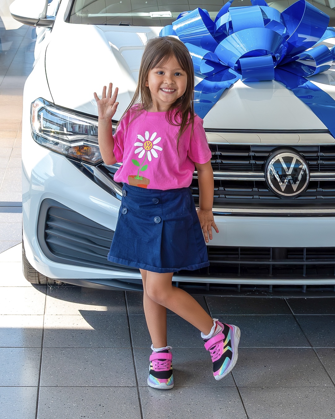 O'Steen - Raela, our #FutureVWDriver and mini model, is welcoming ...