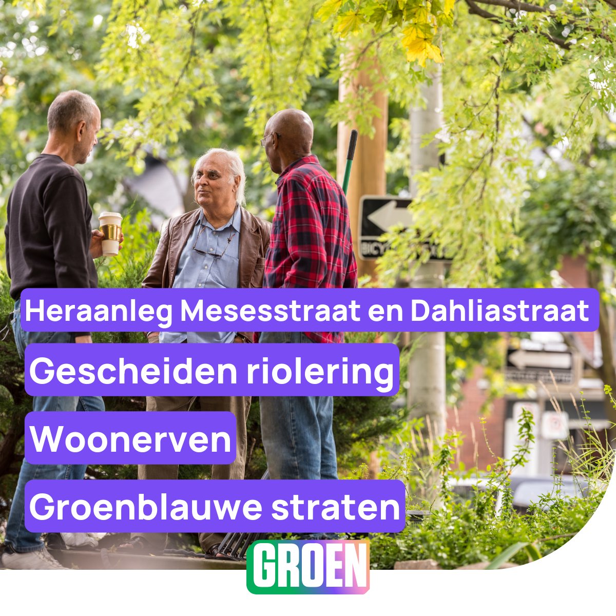 Groen - In de Mesesstraat en Dahliastraat staat er iets moois te ...