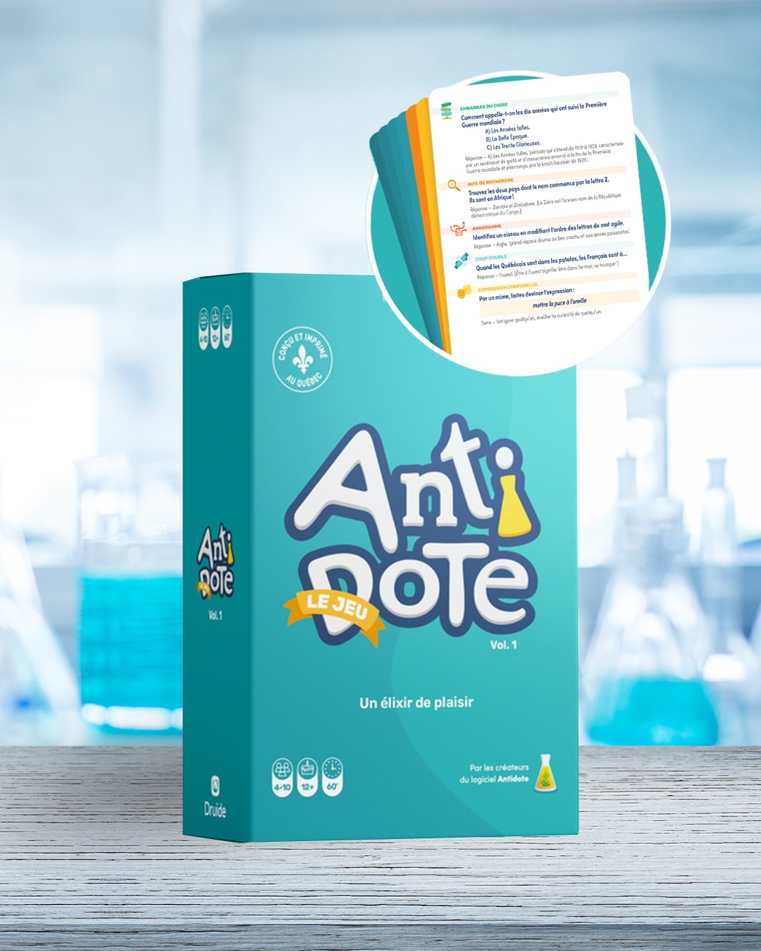 Renaud-Bray - Antidote, le jeu : Un élixir de plaisir! 🧪 Pas de jetons ...