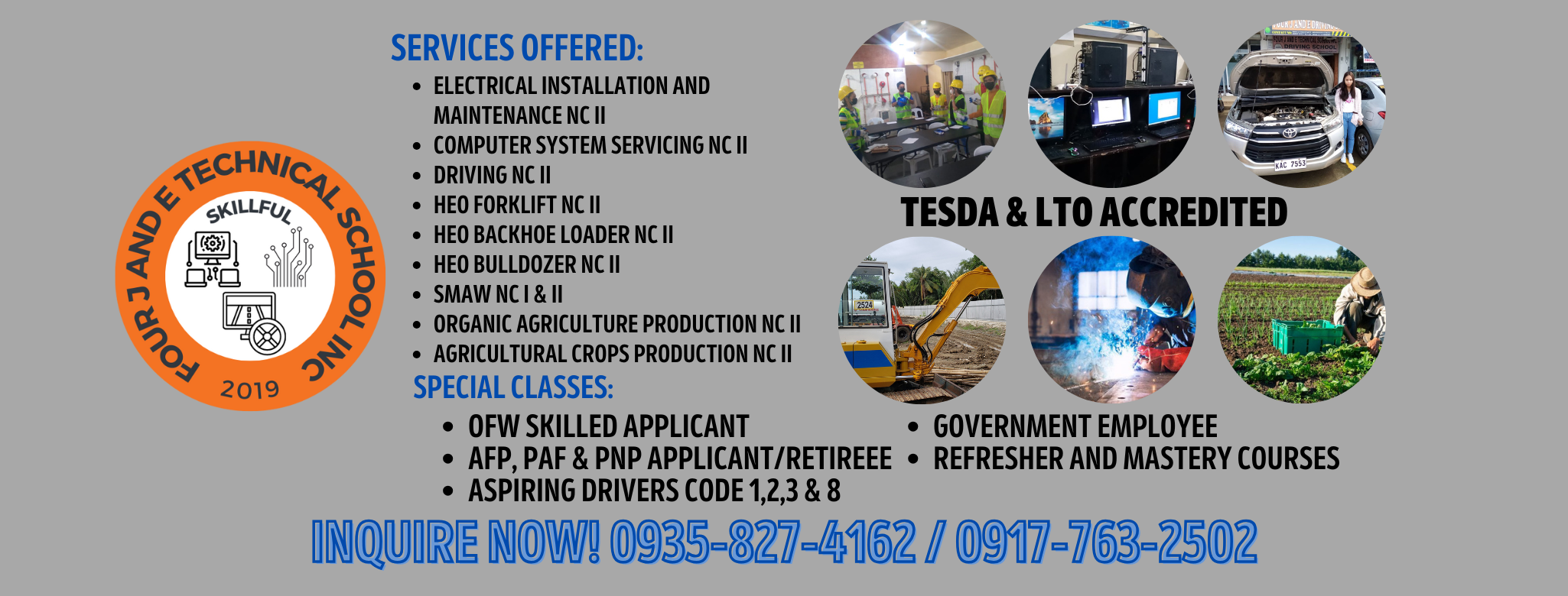 Four - PROGRAM OFFERED: ️ COMPUTER SYSTEM SERVICING NC II ️ ELECTRICAL ...