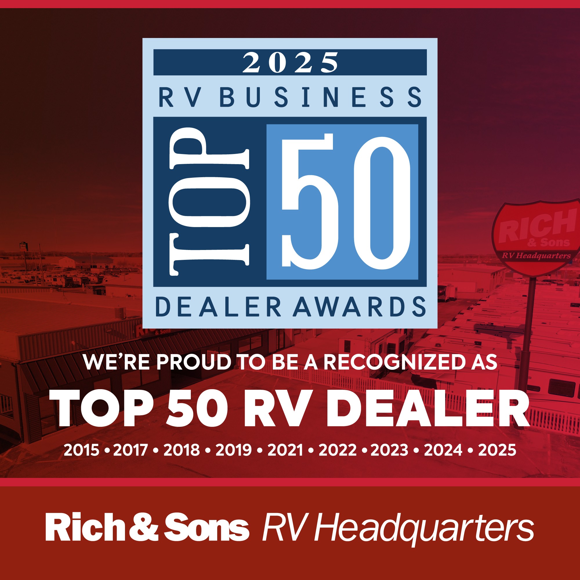 We’re proud to share some exciting... - Rich and Sons RV | Facebook