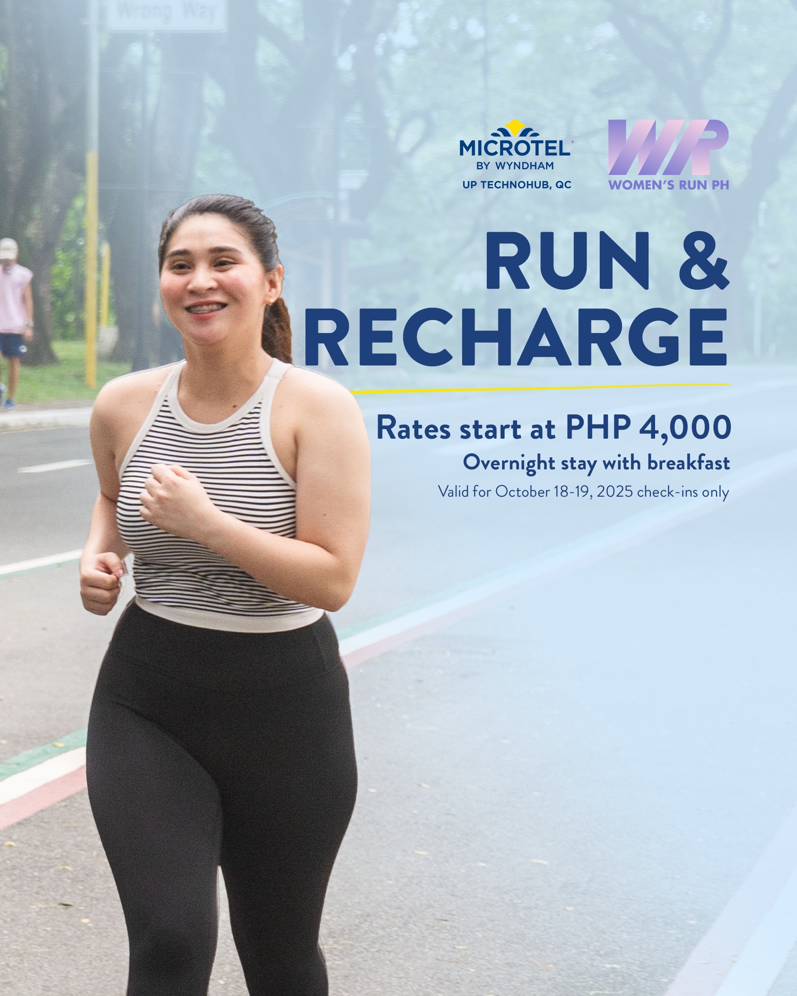Microtel - Run hard, rest easy! Before or after the Women’s Run PH ...