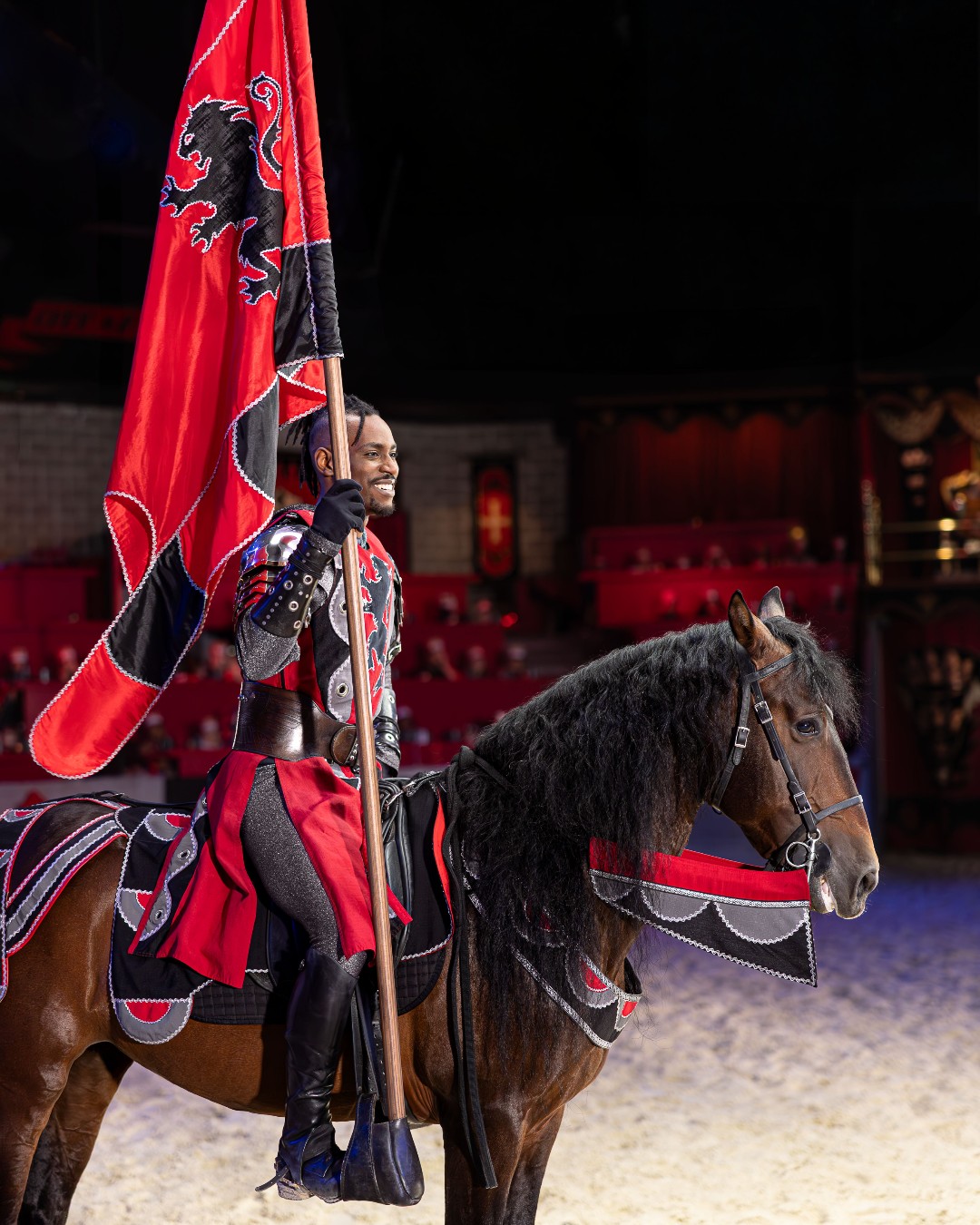 Medieval - Will you be cheering for the Red Knight this weekend? ⚔️ ️ ...