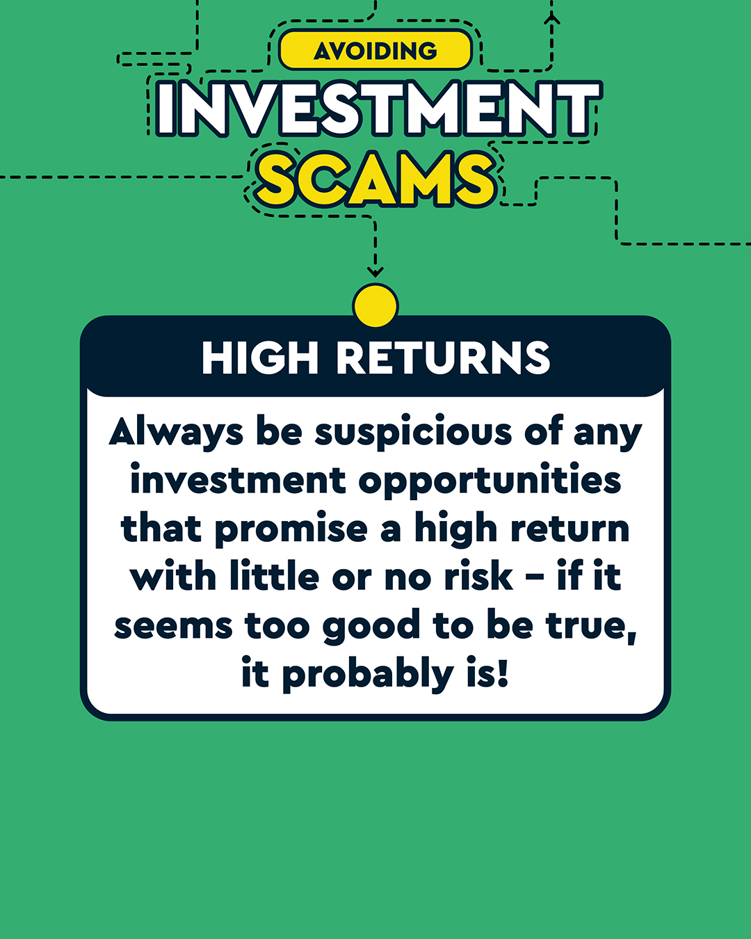 Do Guarantees of High Returns Signal a Scam?