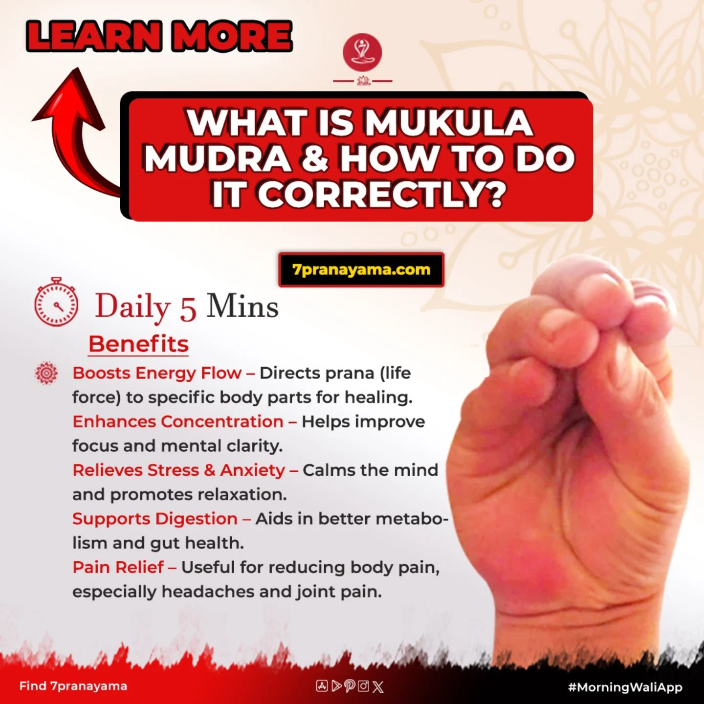 7pranayama:Yoga - Daily Mukula Mudra Practice for Mind-Body Balance ...