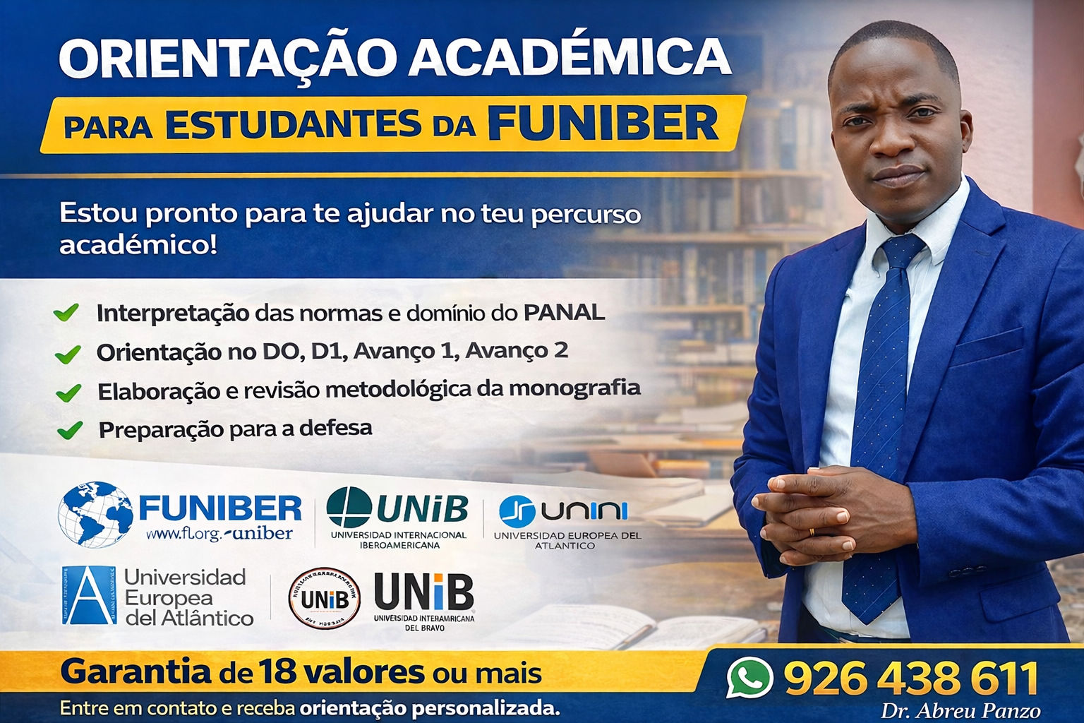 📚 ORIENTAÇÃO ACADÉMICA PARA ESTUDANTES DA FUNIBER És estudante da ...