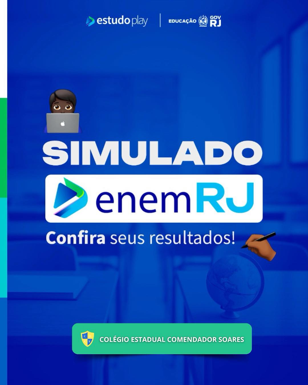 C. E.Comendador - 📢 RESULTADO DO SIMULADO ENEM RJ DISPONÍVEL! Alunos do ...