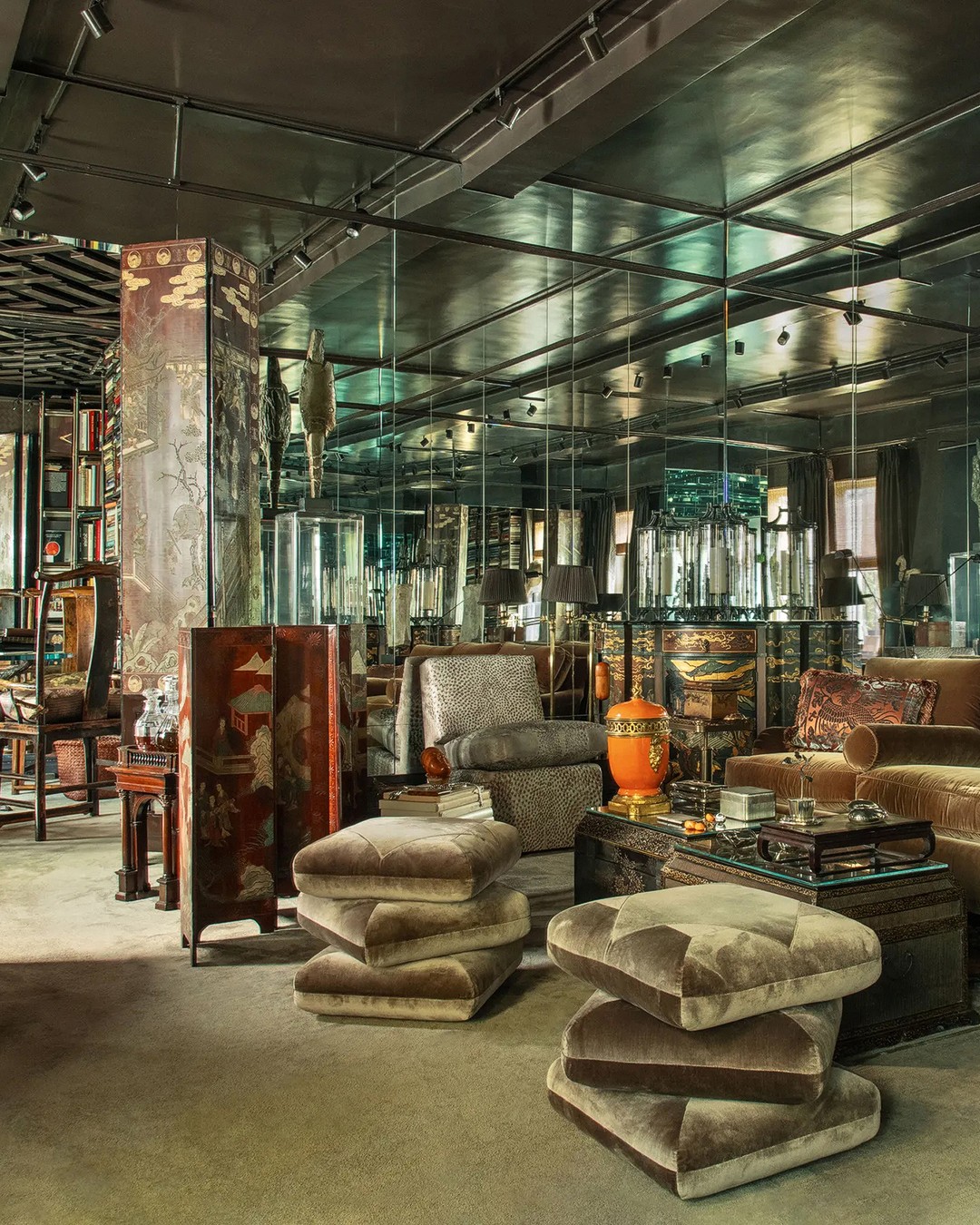 Photo inspiration: Fresh Look at The San Ralph Rucci S Sumptuous Mirrored Penthouse Apartment On