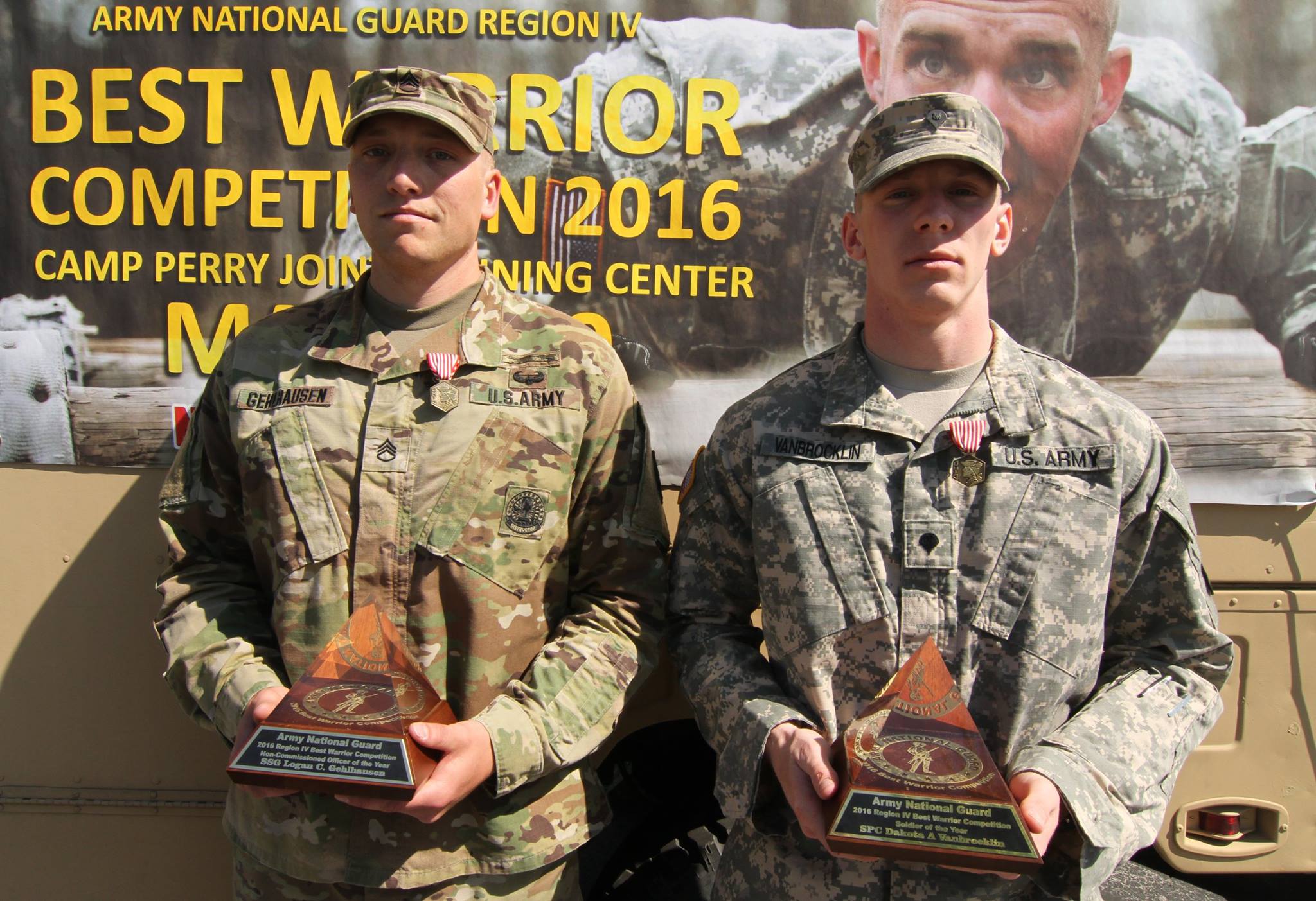 Ohio - Indiana Army National Guardsman, Staff Sgt. Logan Gehlhausen and ...