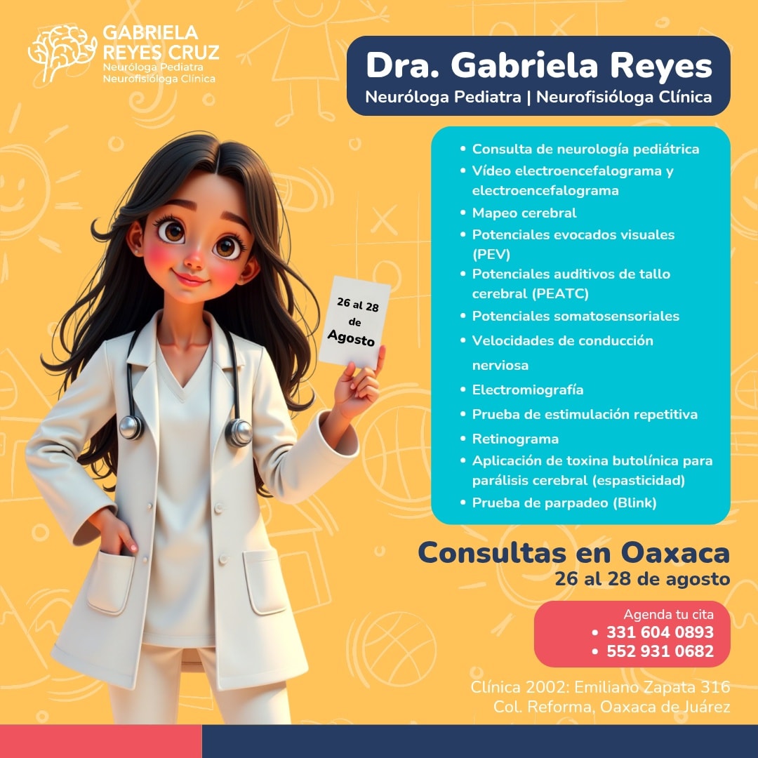 Dra. Gabriela Reyes Neuróloga Pediatra | Mexico City