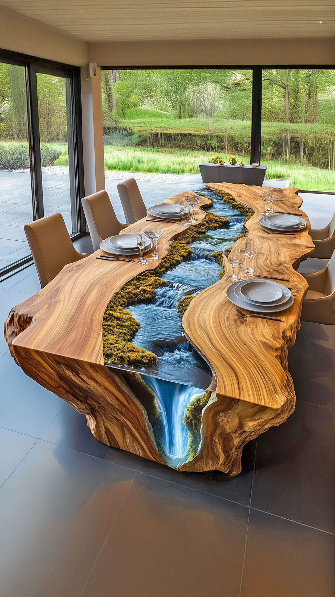 Designs - Absolutely stunning river dining table! 🤩 https ...