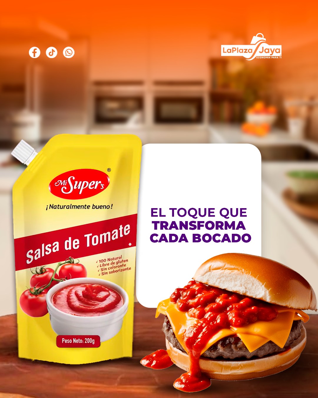 La - 🍅🔥 El toque que transforma cada bocado 🔥🍅 La Salsa de Tomate 200 g ...