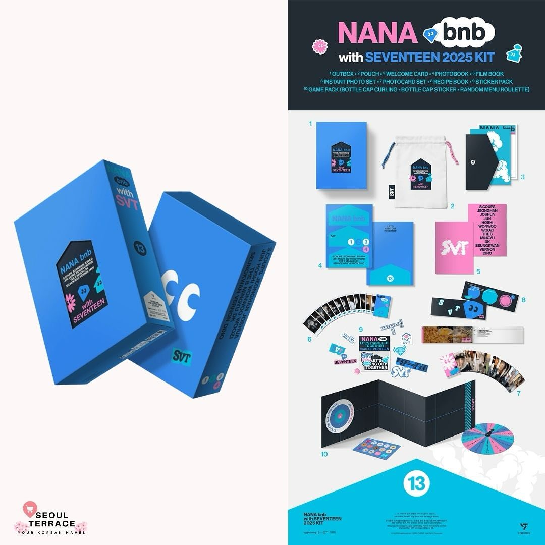 SEVENTEEN - NANA bnb with SEVENTEEN 2025 KIT 💙💙💙 🔗Shop link in