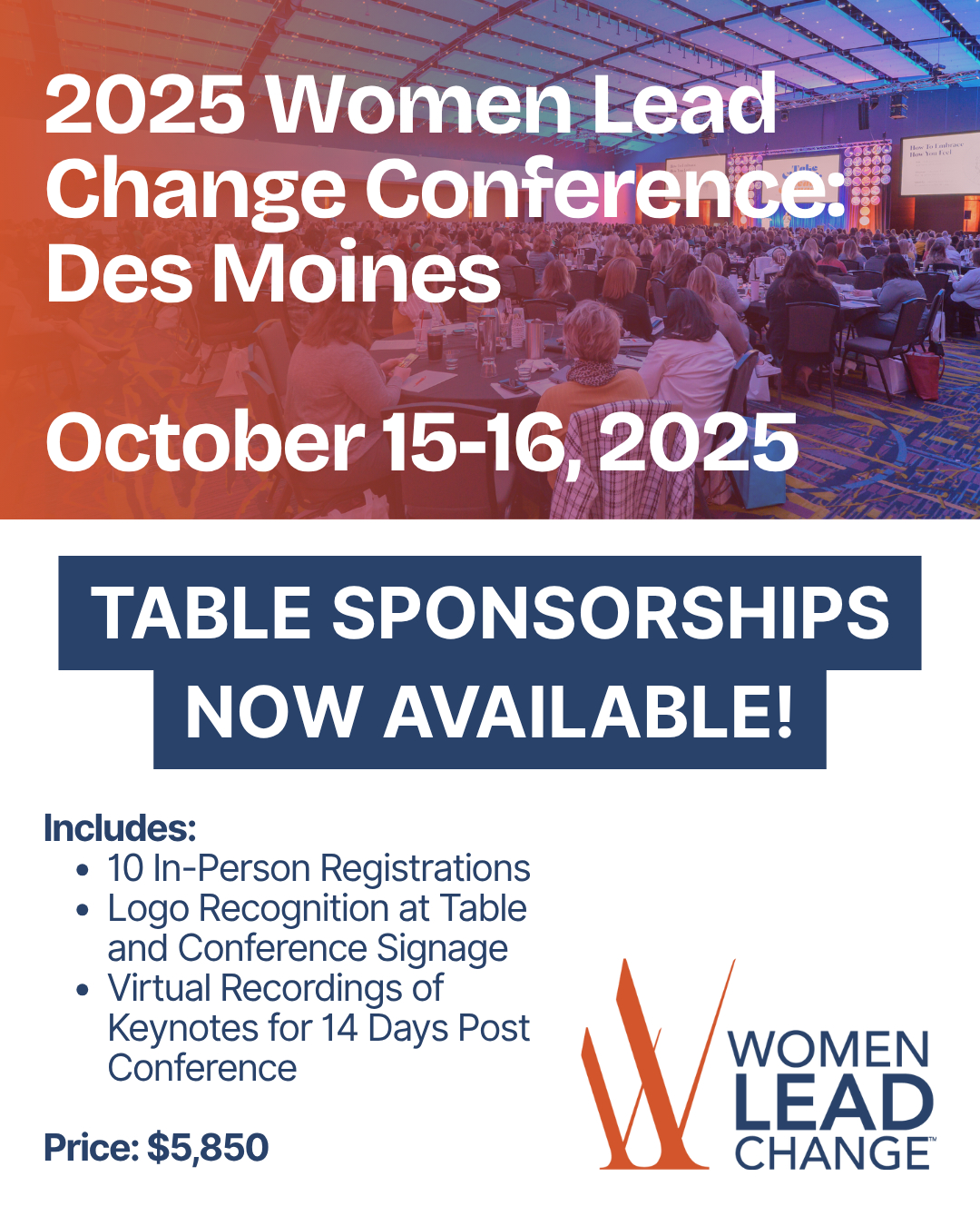Women - Be at the forefront of change at the 2025 Women Lead Change ...
