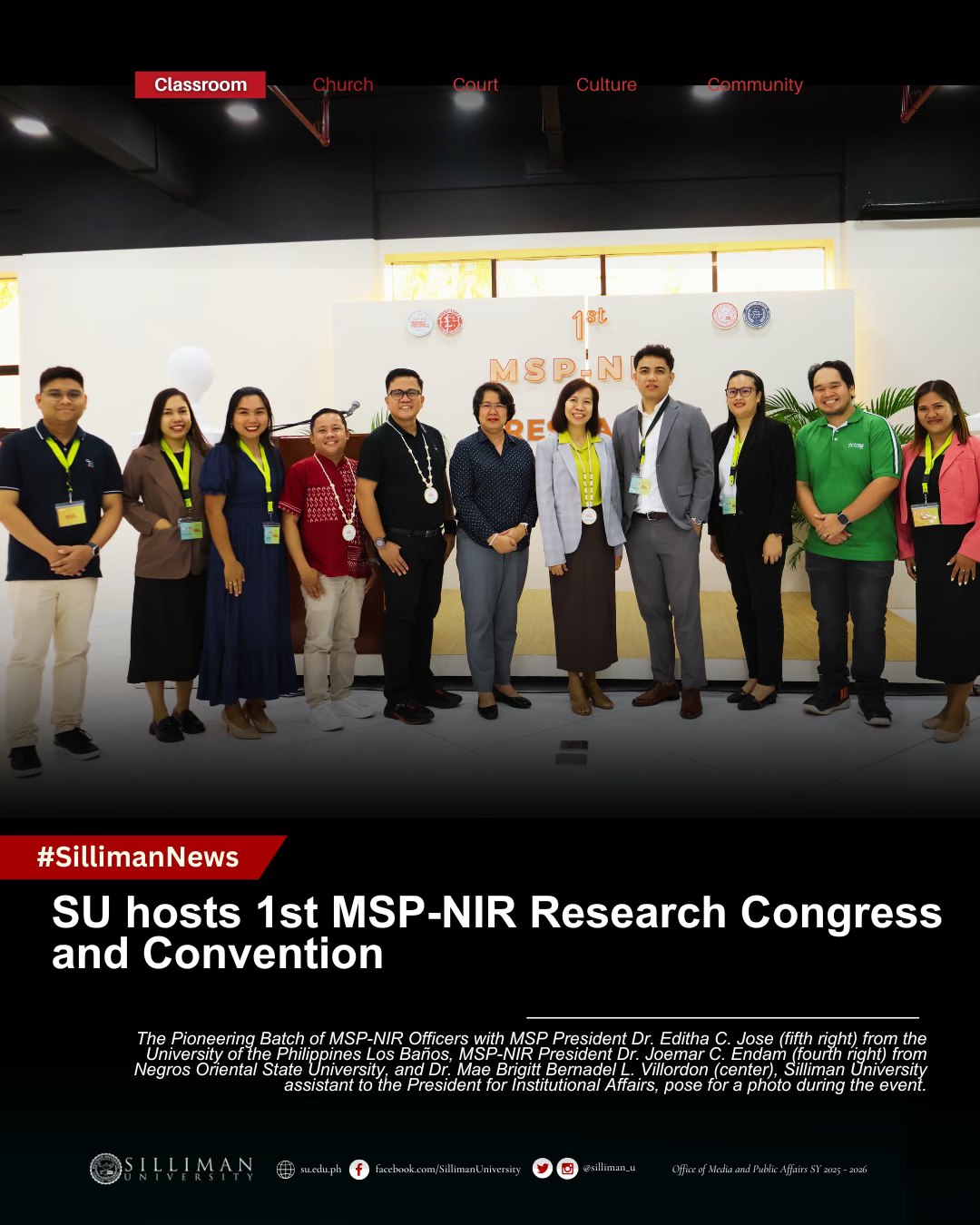 Silliman - #SillimanNews: Silliman University (SU) made history by ...