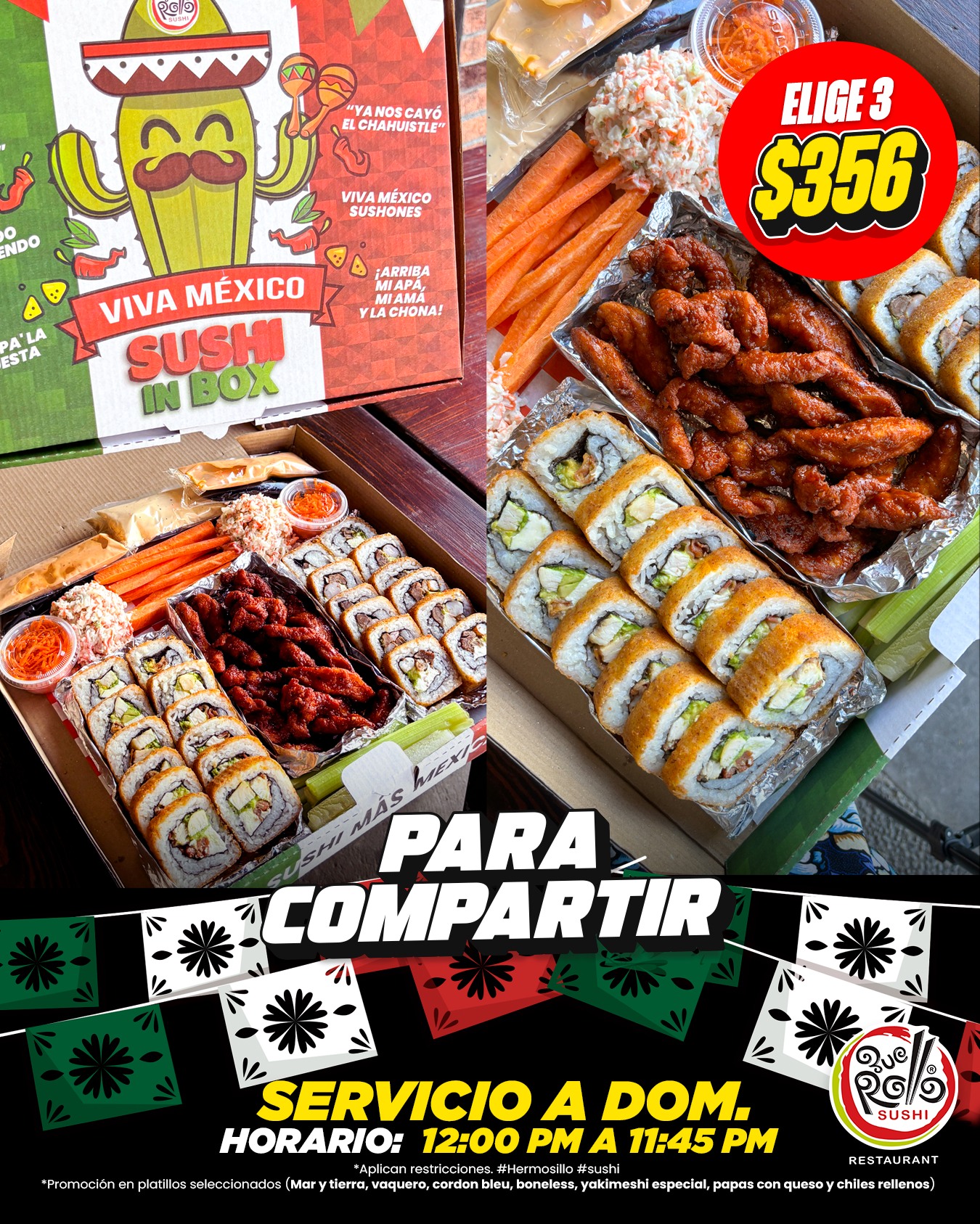 Que - 💚🤍♥️ Disfruta de nuestra #sushiinbox® 💚🤍♥️solo en Que Rollo Sushi ...