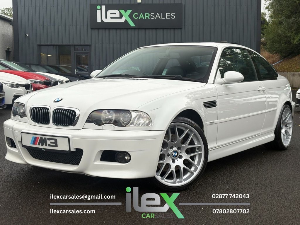 ⚪ 2002 BMW E46 M3 – Ultra-Rare Alpine White | Manual | Sunroof