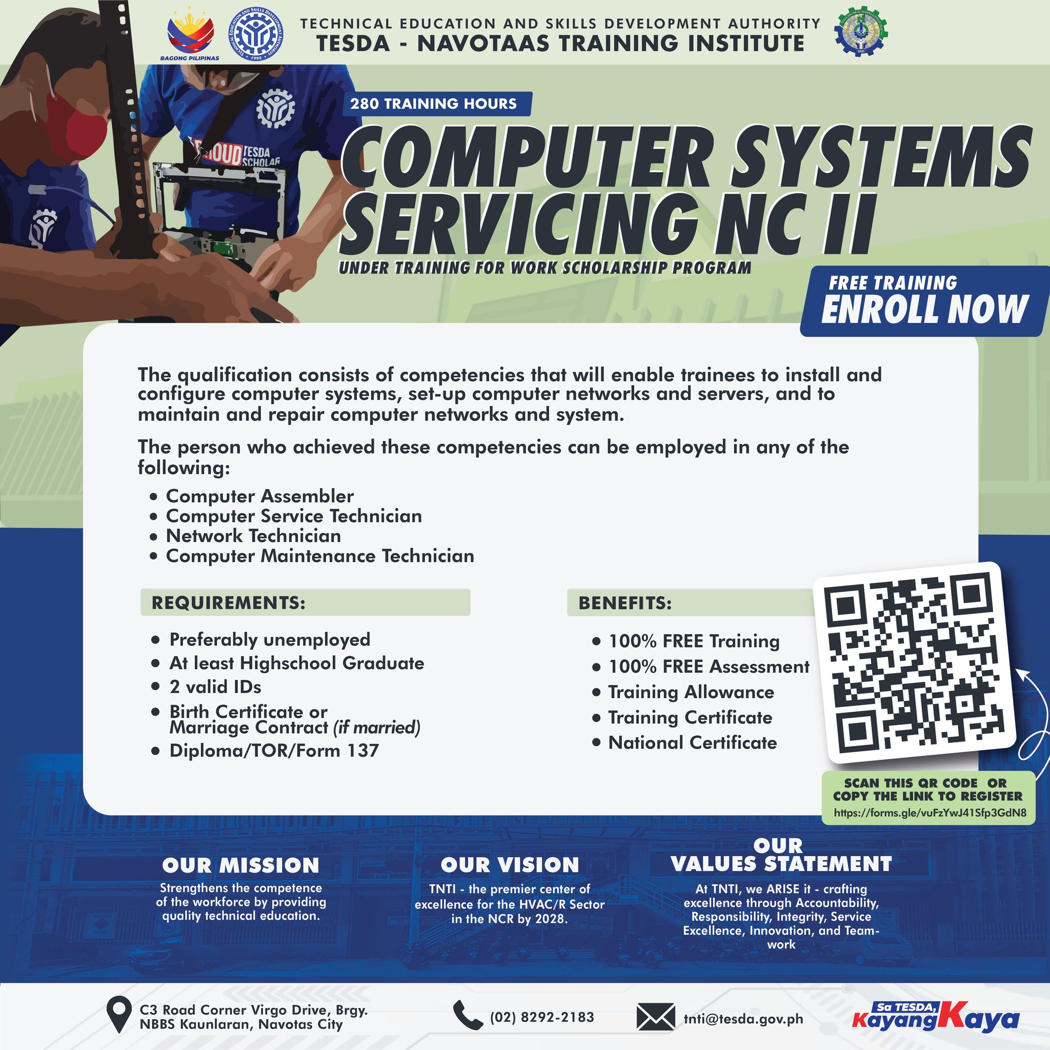 TESDA-National - 𝐓𝐄𝐒𝐃𝐀 – 𝐍𝐚𝐯𝐨𝐭𝐚𝐀𝐬 𝐓𝐫𝐚𝐢𝐧𝐢𝐧𝐠 𝐈𝐧𝐬𝐭𝐢𝐭𝐮𝐭𝐞 𝐔𝐩𝐝𝐚𝐭𝐞: Attention ...