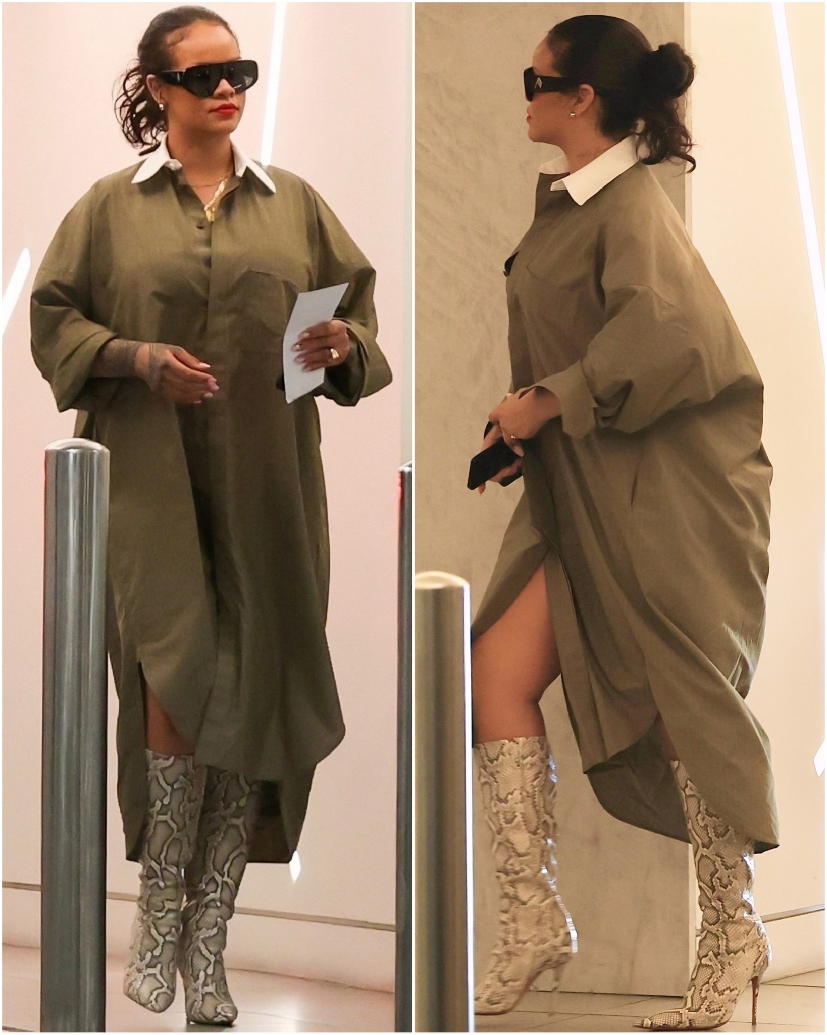 Actresses - Rihanna turned heads in Los Angeles while shopping in style ...