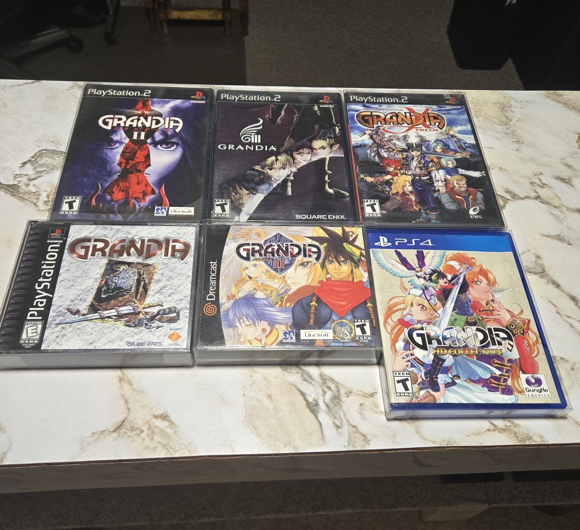 Grandia game collection for PlayStation