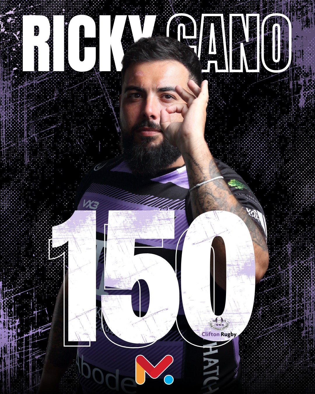 Clifton - Milestone Moment for Ricky Cano! 💜🖤 This weekend marks a ...