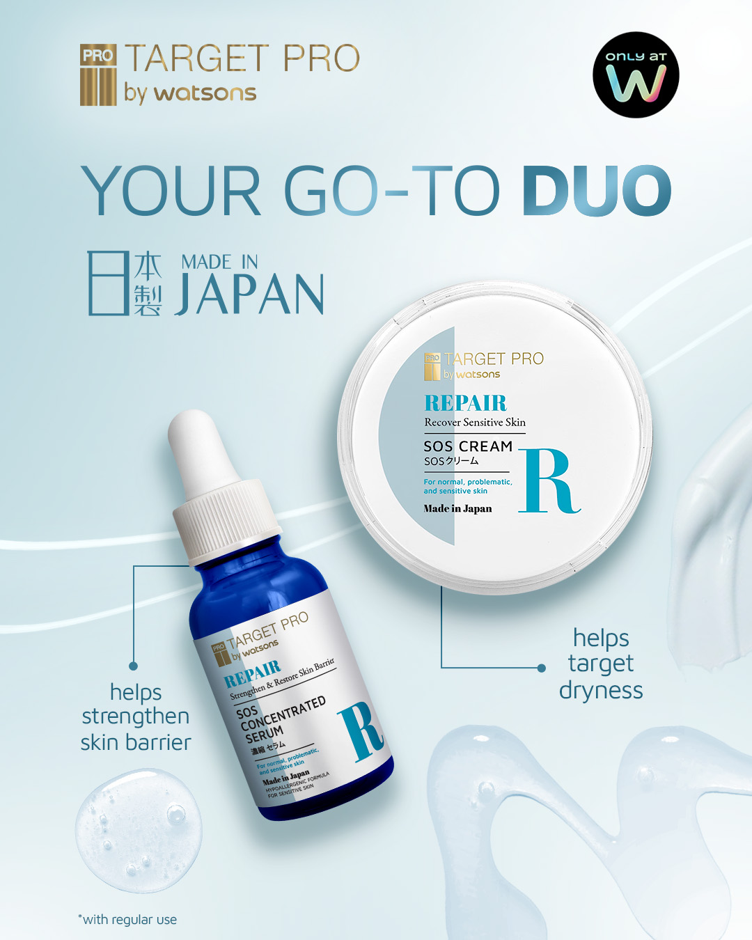 Watsons - Skin calling out SOS? Target Pro has the duo for... | Facebook