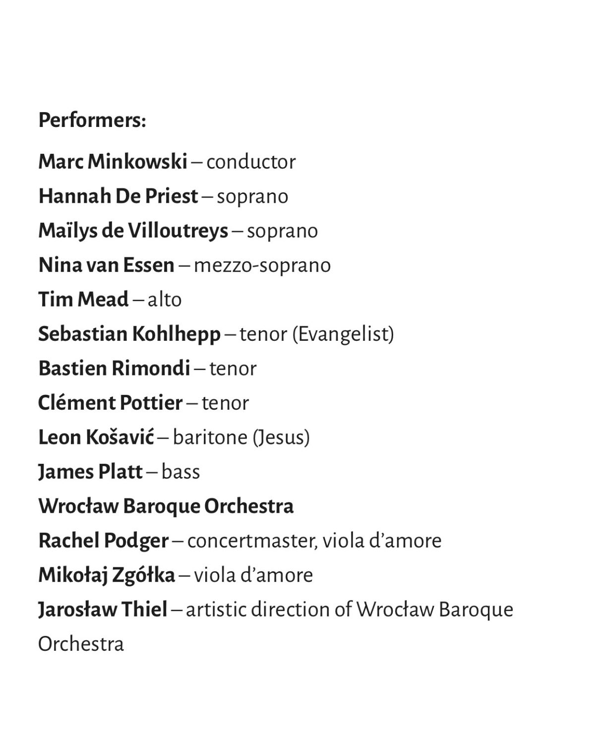 Wrocław Baroque Orchestra | Wroclaw