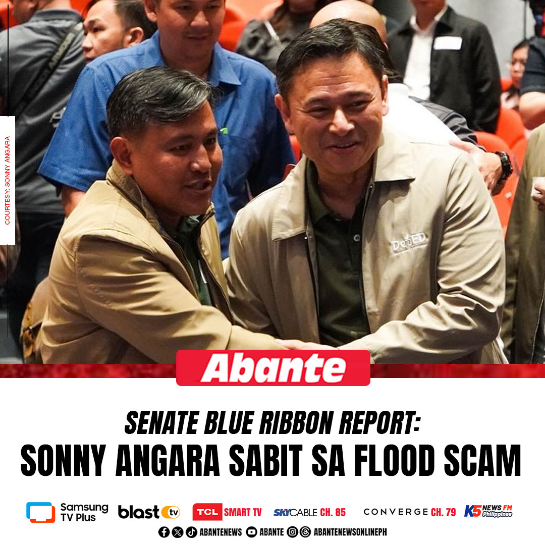 Abante - Nakapaloob sa draft report ng Senate Blue Ribbon Committee ang ...