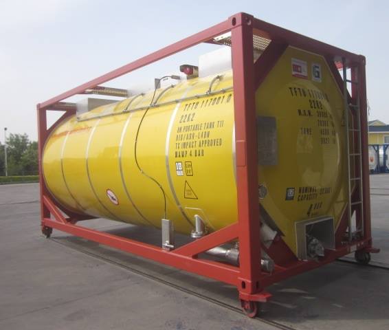 โมดูลออกแบบไหม่ ปี 2017. 20 FT ISO TANK CONTAINER ระบบการโหลดสินค้าแบบ ...