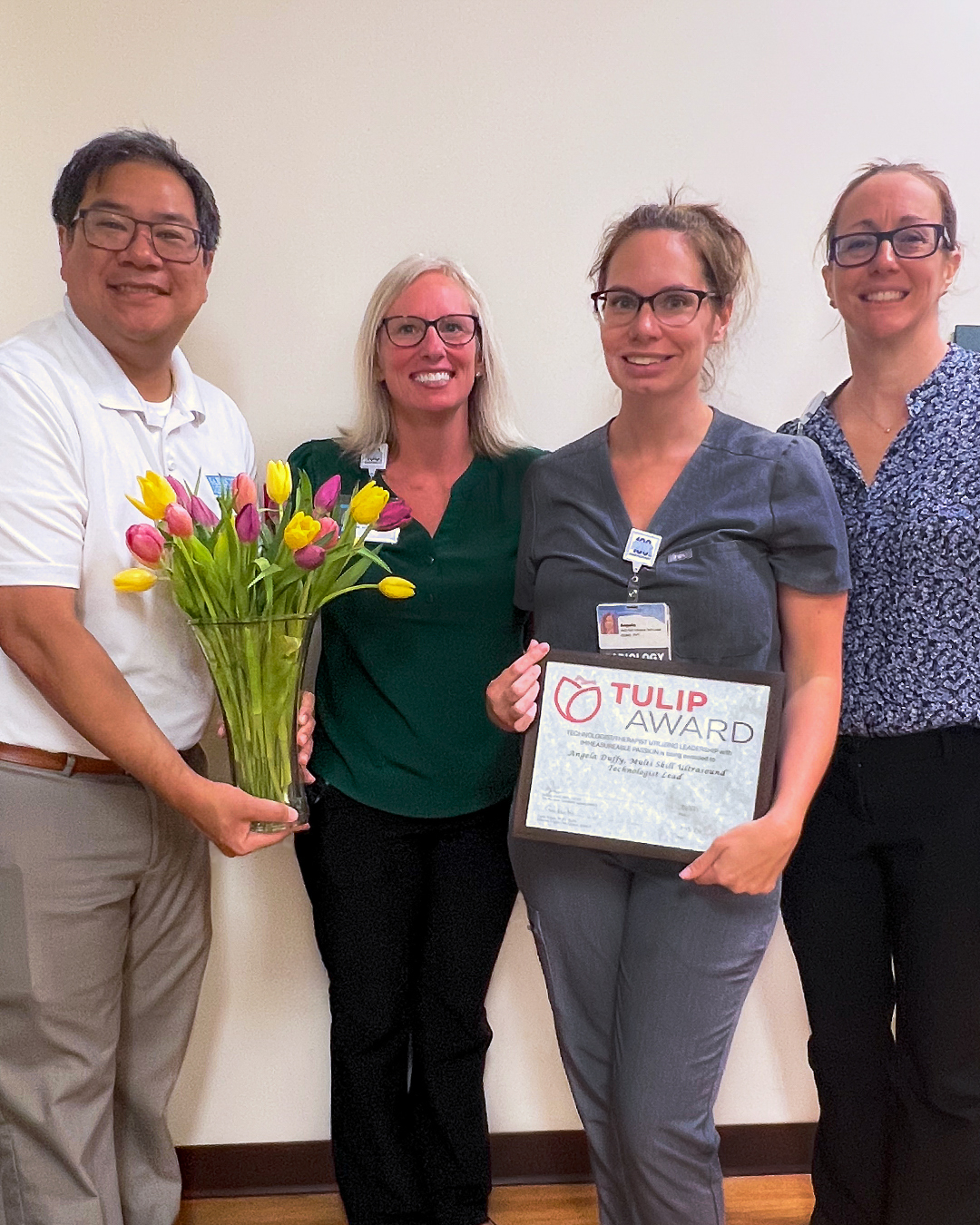 Sarasota - 👏🌷 Congrats to TULIP Award winner Angela Duffy, BS, RDMS ...