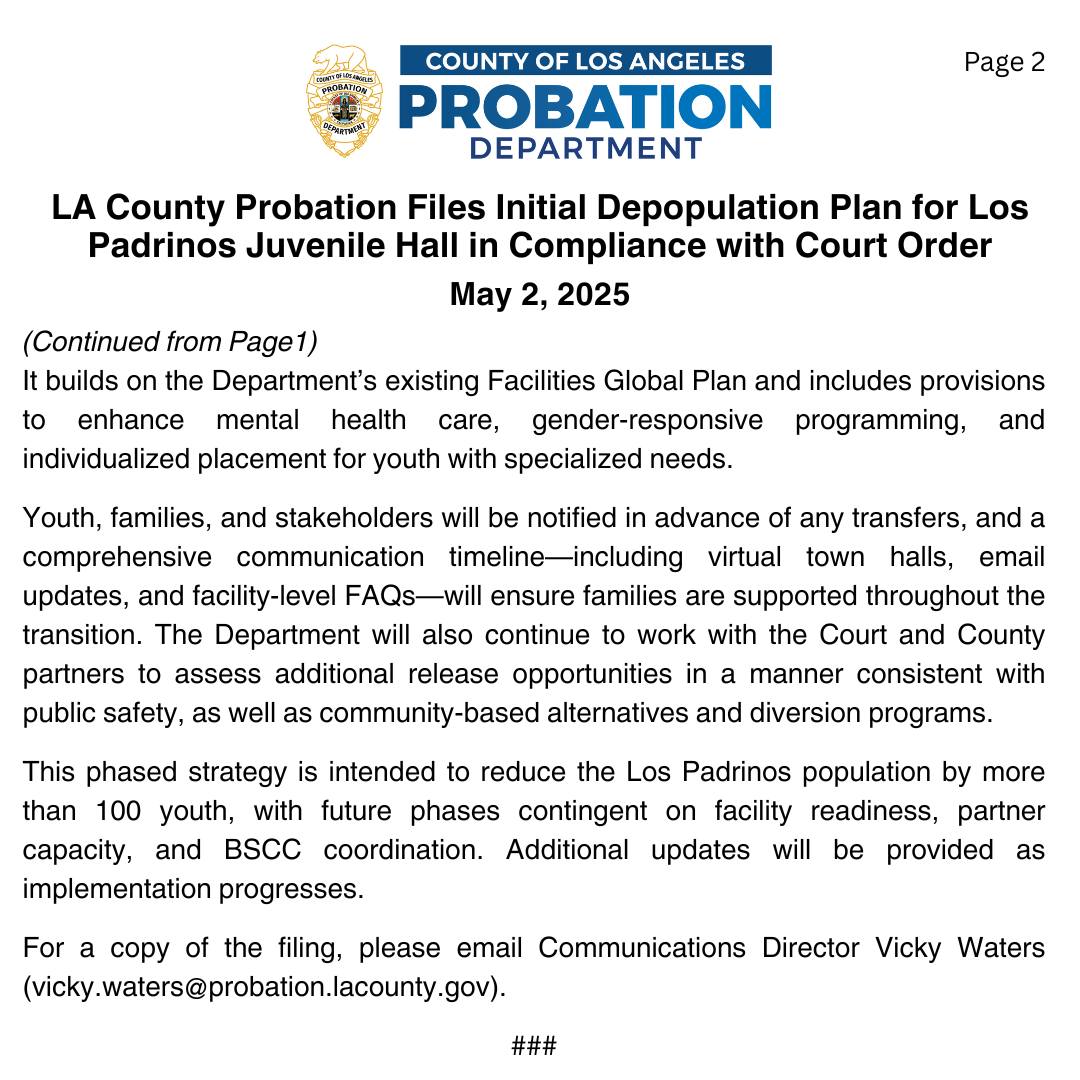 County of Los Angeles Probation Department | Downey CA