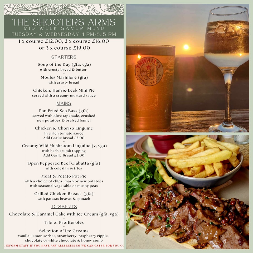 Shooters - This week's saver menu 🤩 #shootersnelson #shootersarms # ...