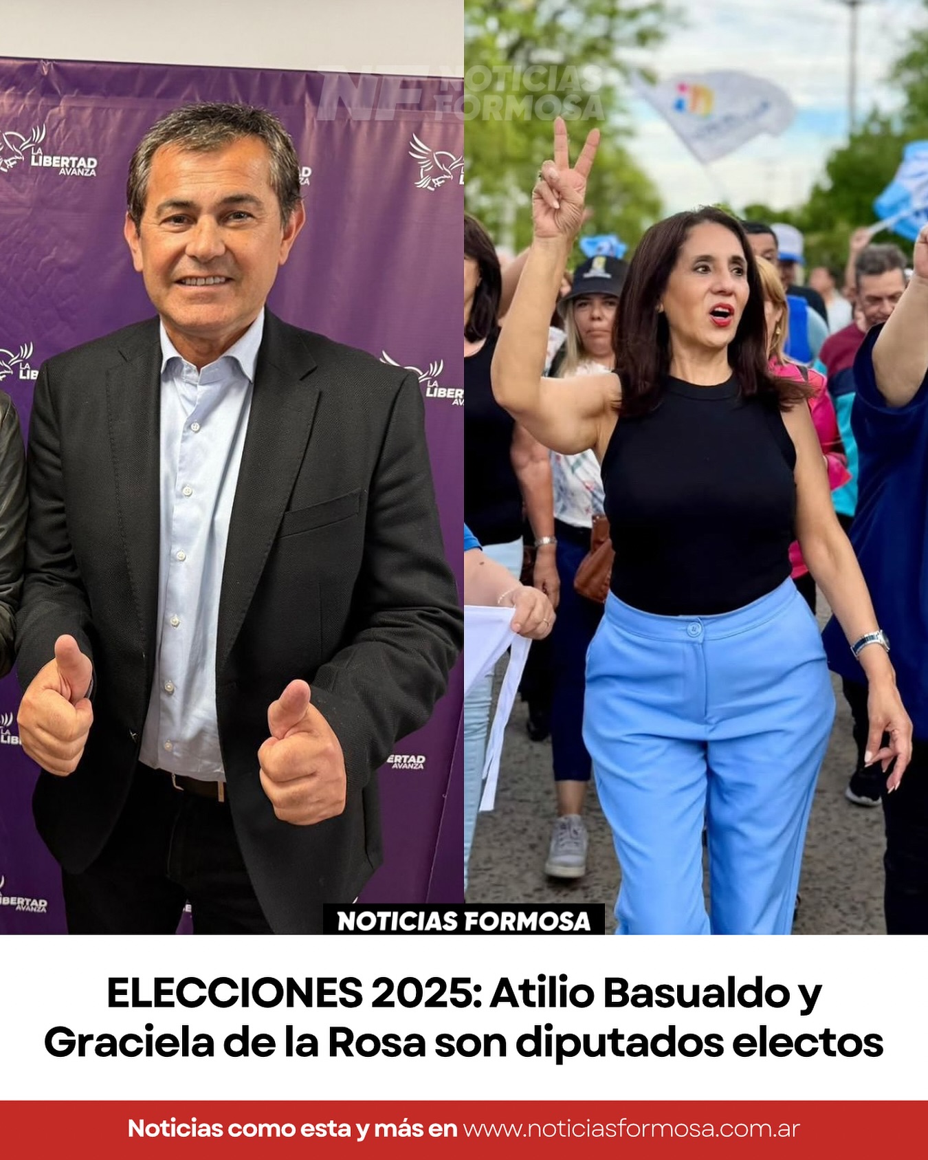 🗳️ ELECCIONES 2025: Atilio Basualdo (La... - Noticias Formosa | Facebook