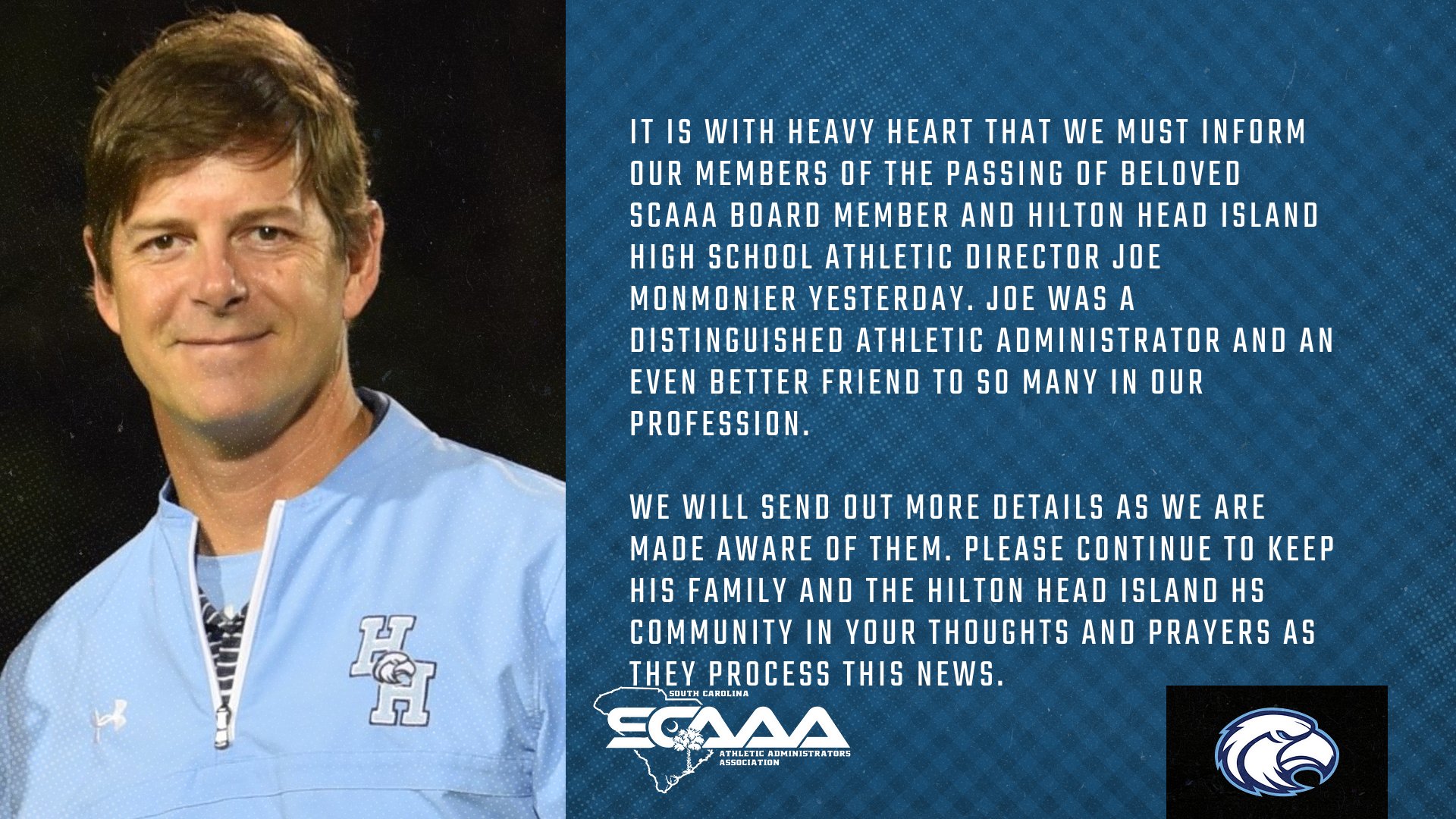 SCAAA - It is with deep sadness that we announce the passing of Joe ...
