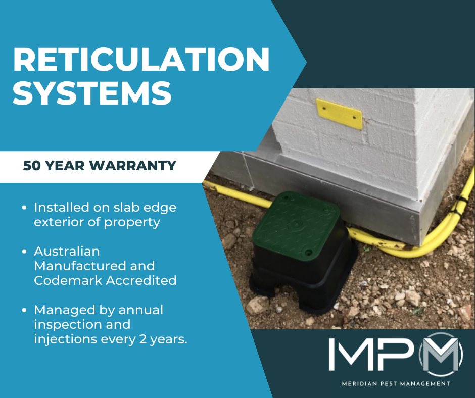 A Reticulation system... - Meridian Pest Management Pty Ltd