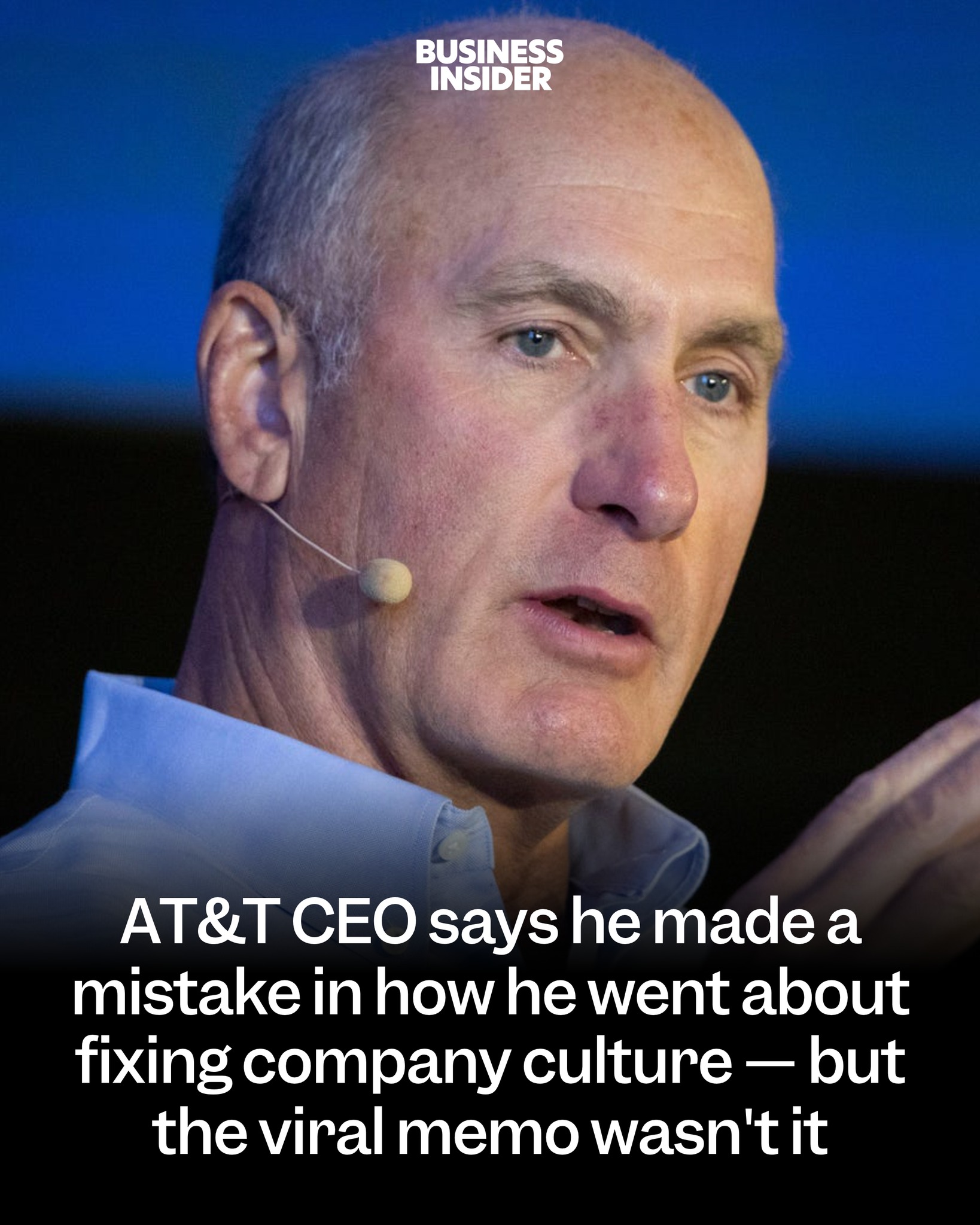 Insider - AT&T CEO John Stankey said he was too slow on changing the ...