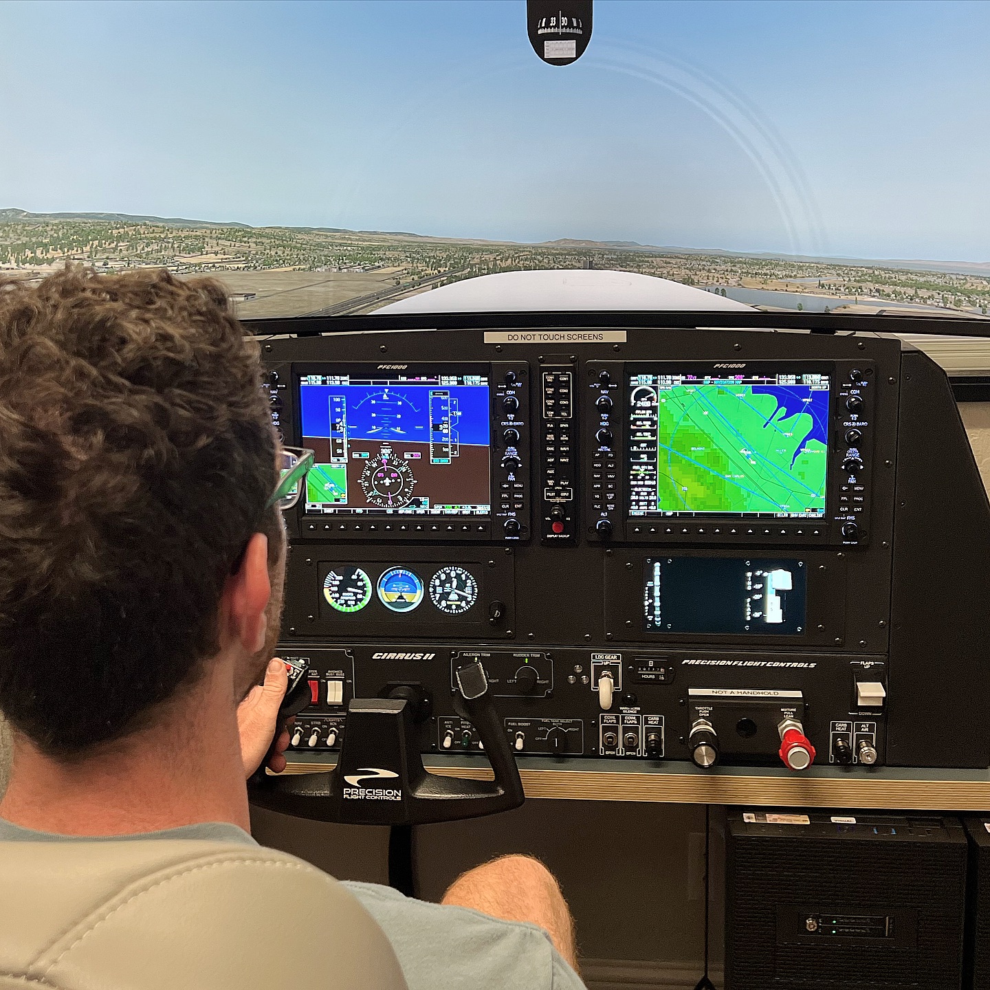 Sim time is a game-changer for flight training! ✈️ Using the 