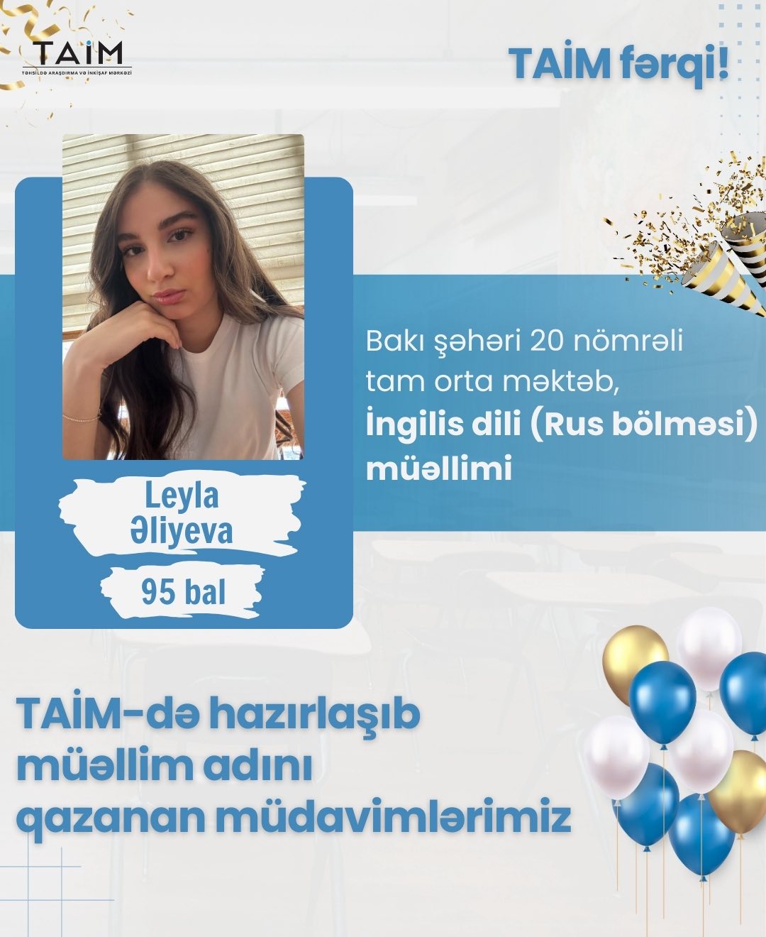 TAİM - Təhsildə Araşdırma və İnkişaf Mərkəzi | Baku