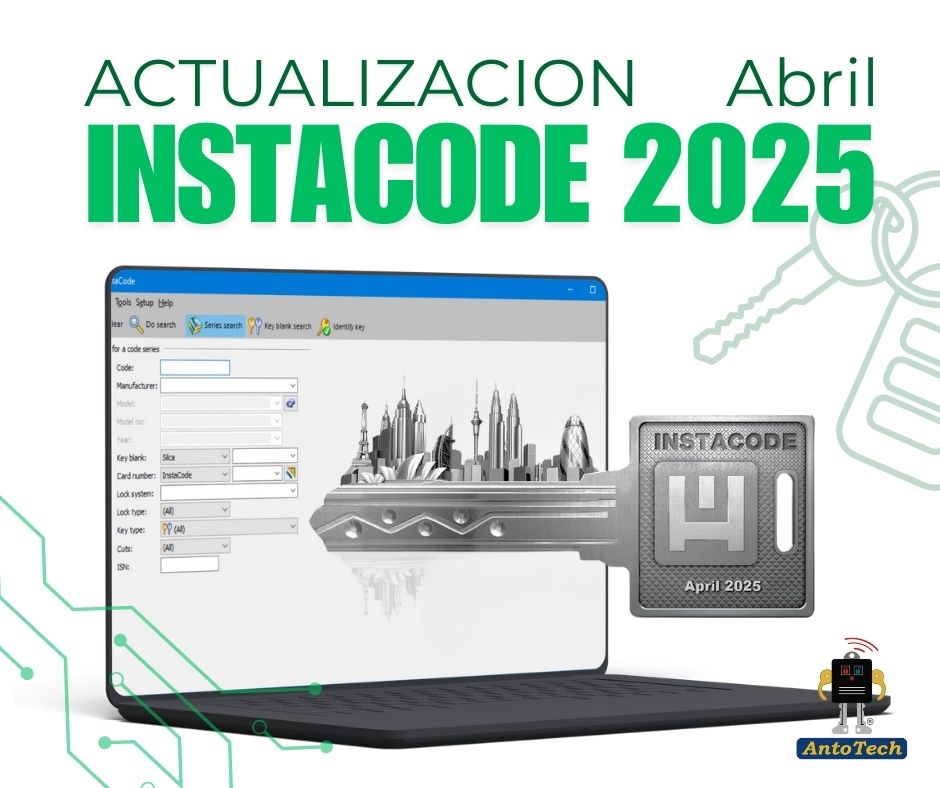 AntoTech - INSTACODE 2025 💻 Programa para encontrar el corte de llave a ...