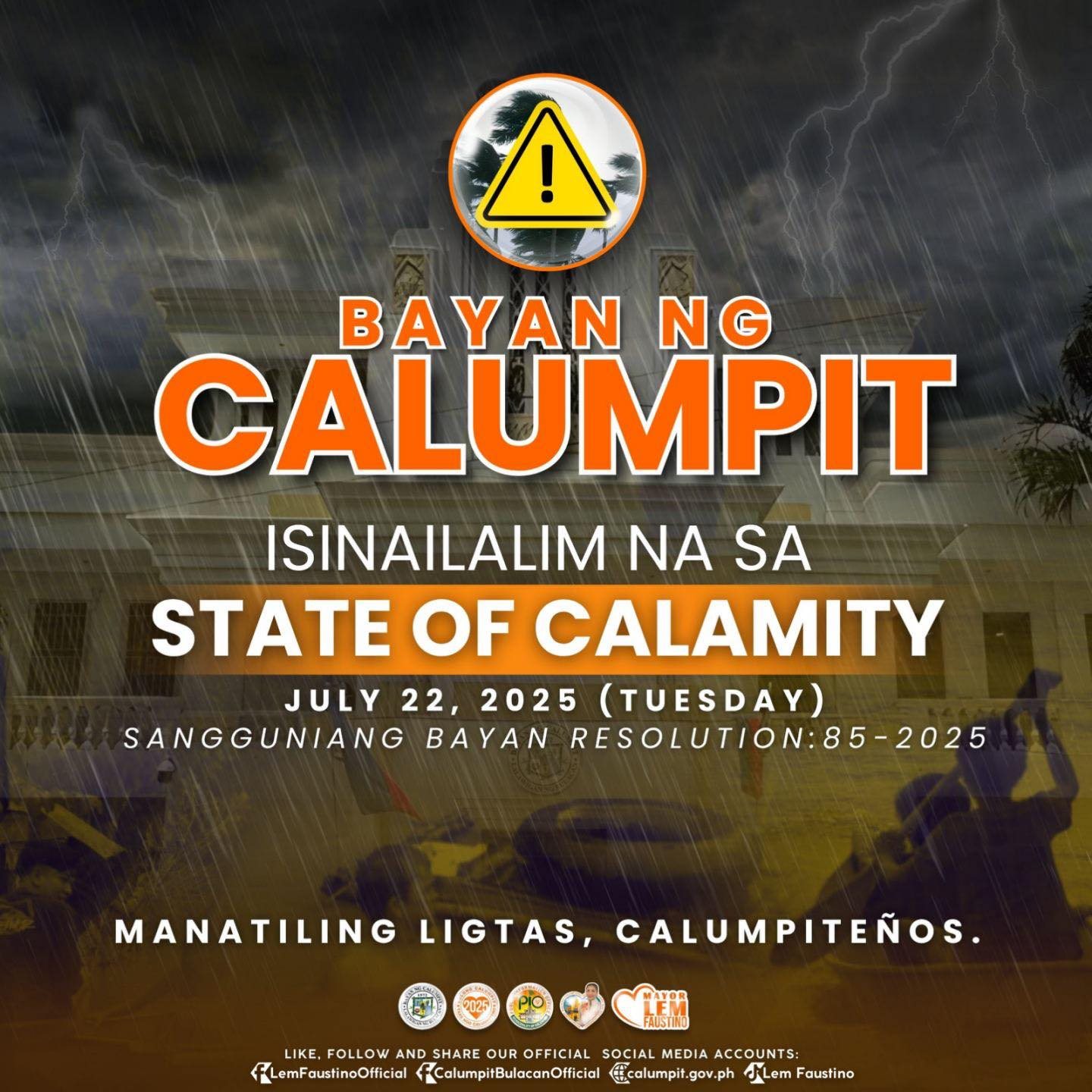 ABS-CBN News - JUST IN: The mayor of Calumpit, Bulacan... | Facebook