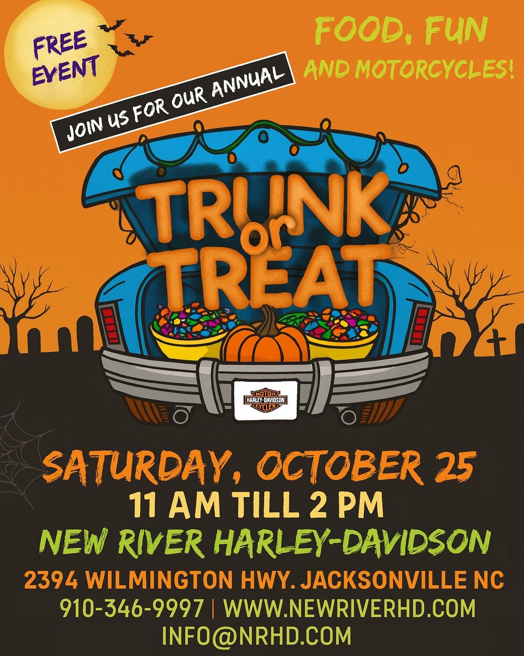 New - 🎃 TRUNK OR TREAT IS BACK at New River Harley-Davidson! 🎃 Next ...