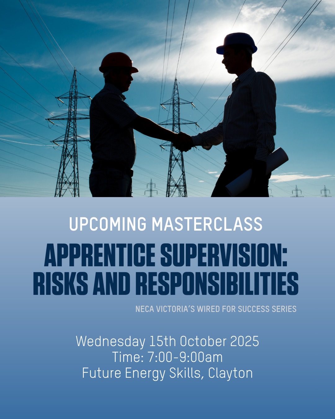 NECA - The way apprentices are supervised has changed. From 1 September ...