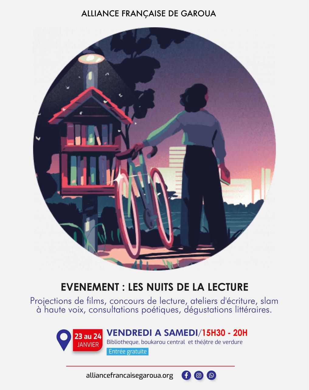Alliance - ⭕ LES NUITS DE LA LECTURE Du 23 au 24 janvier 2026, ne ...