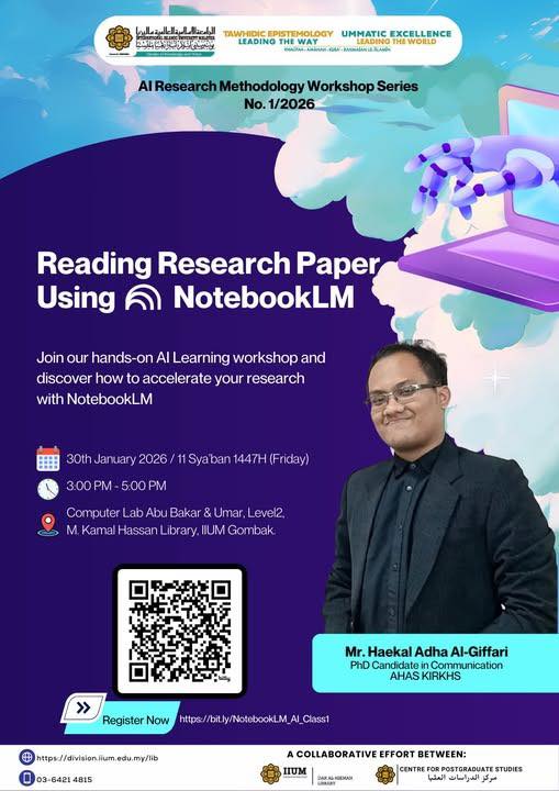 IIUM - 2026 AI Research Methodology Workshop Series Dear Library ...