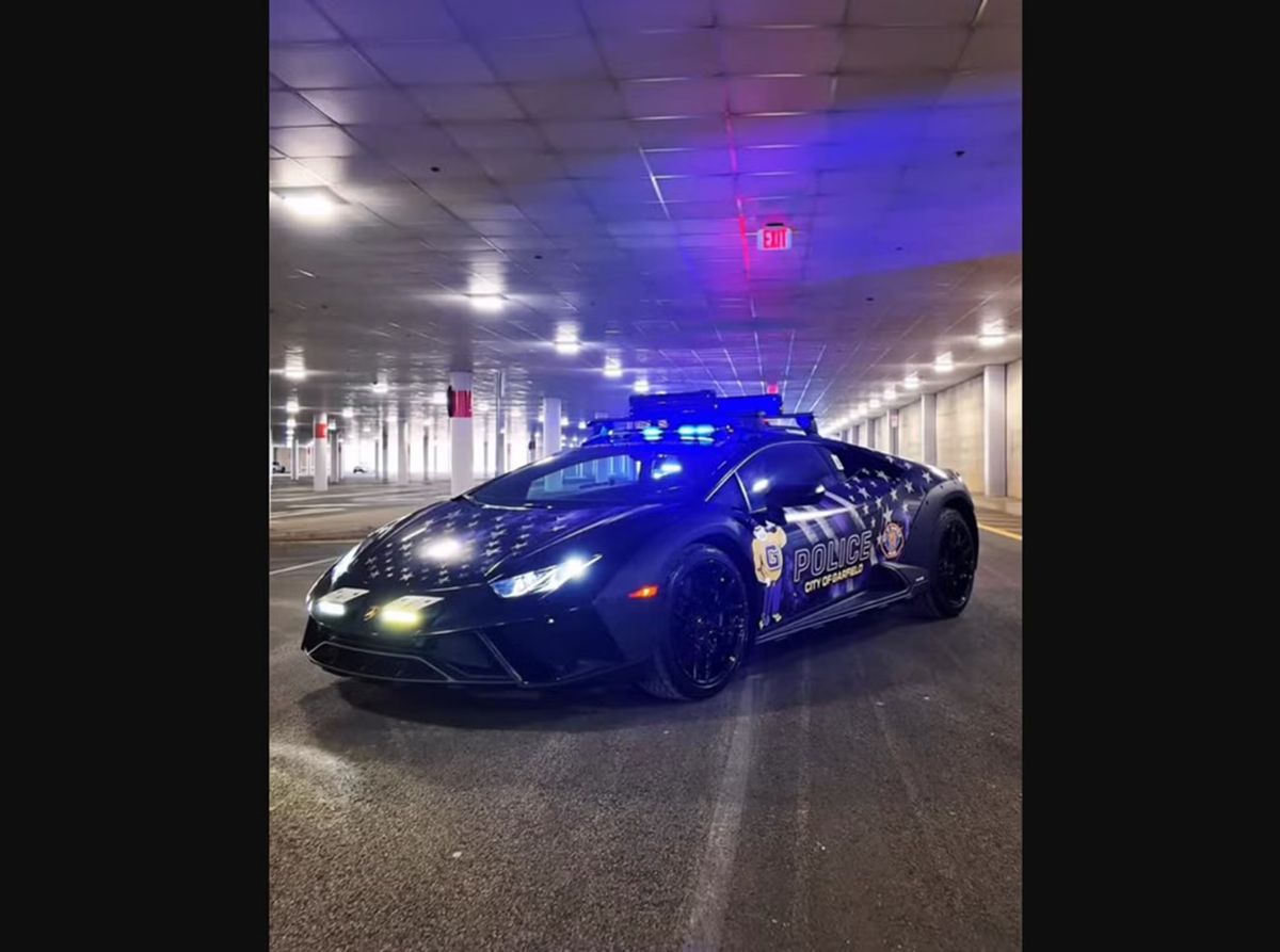 The 2028 Lamborghini Police Car