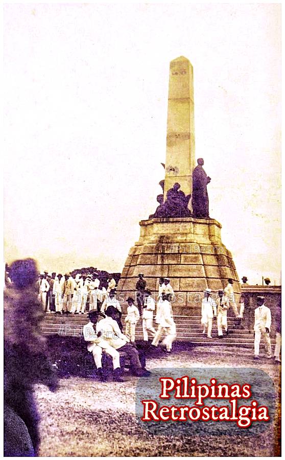 Pilipinas - Rizal Monument at Luneta Park, Manila circa 1919 RPPC # ...