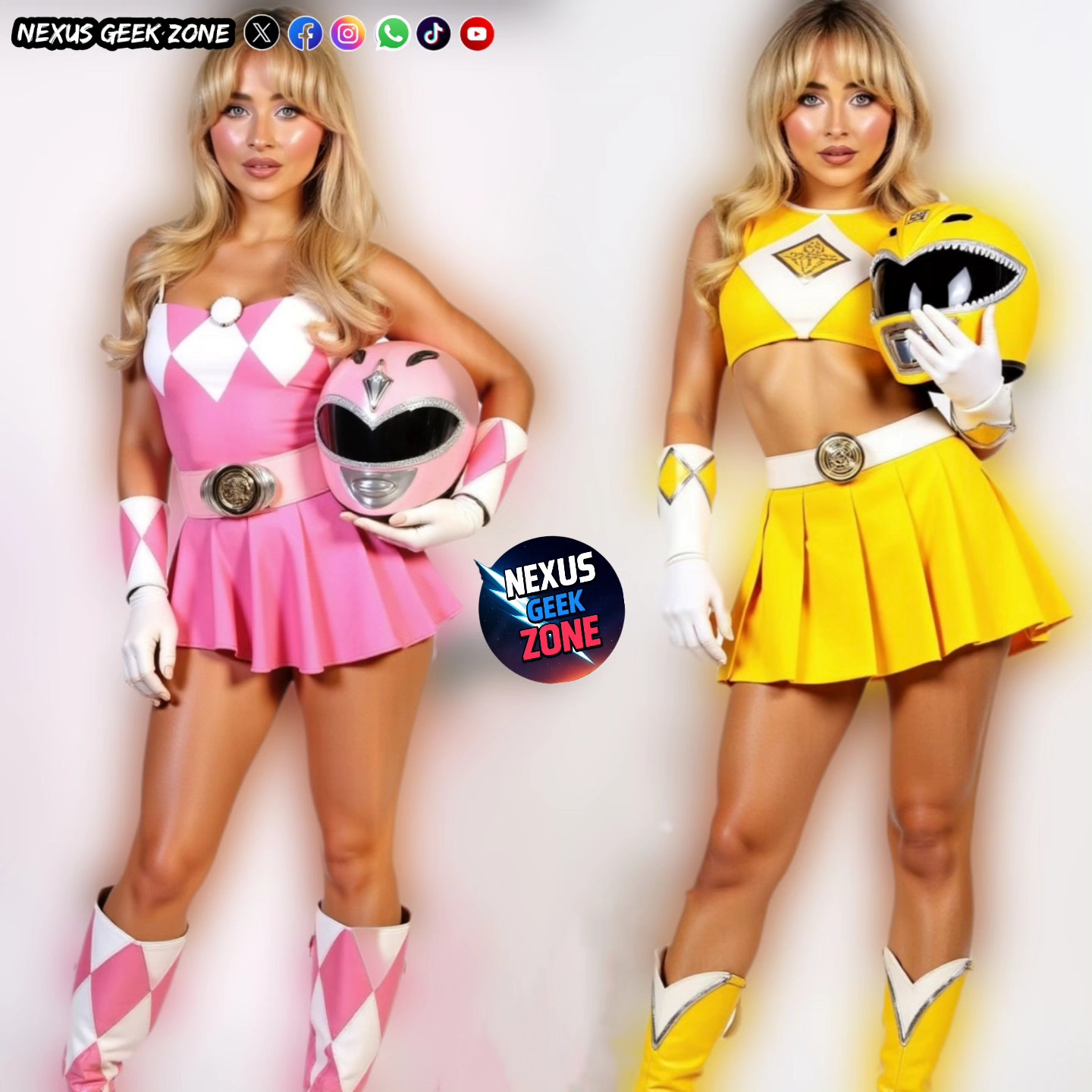 Nexus Geek Zone - 💥🔥🔥 Sabrina Carpenter como Power Ranger... | Facebook